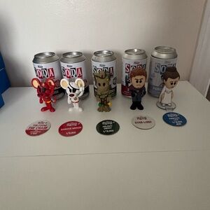 Funko Soda Vinyl Figures - Assorted Characters (Red, White, Brown, Green, Blue)
